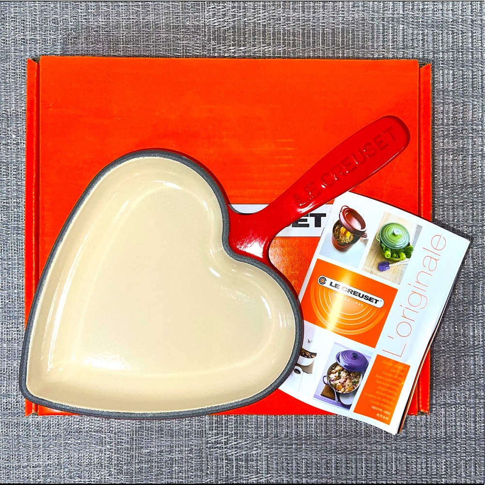 Le Creuset Heart Cast Iron Skillet/ Pan - 6”